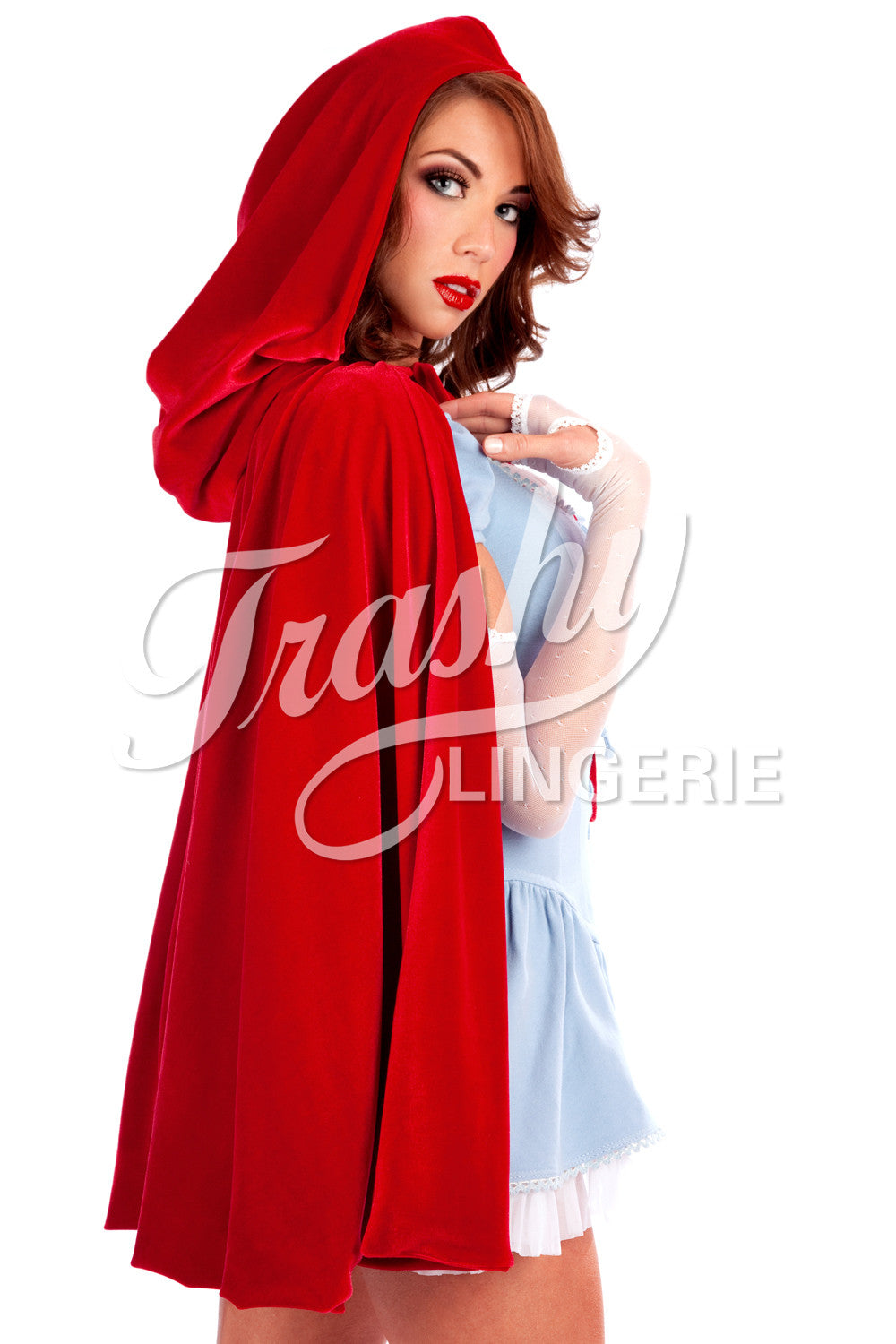Hollywood Red Riding Hood Velvet Cape