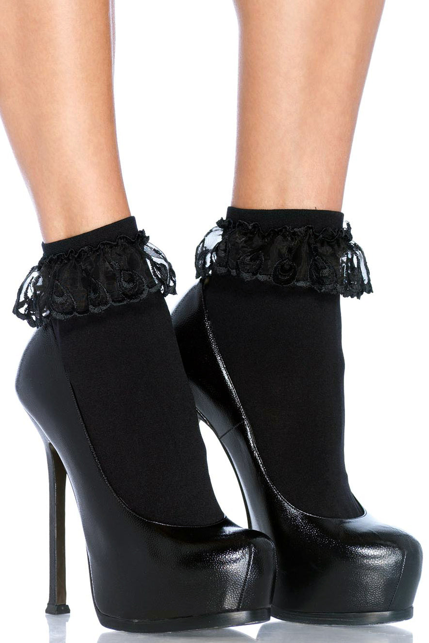Ankle Socks with Ruffle