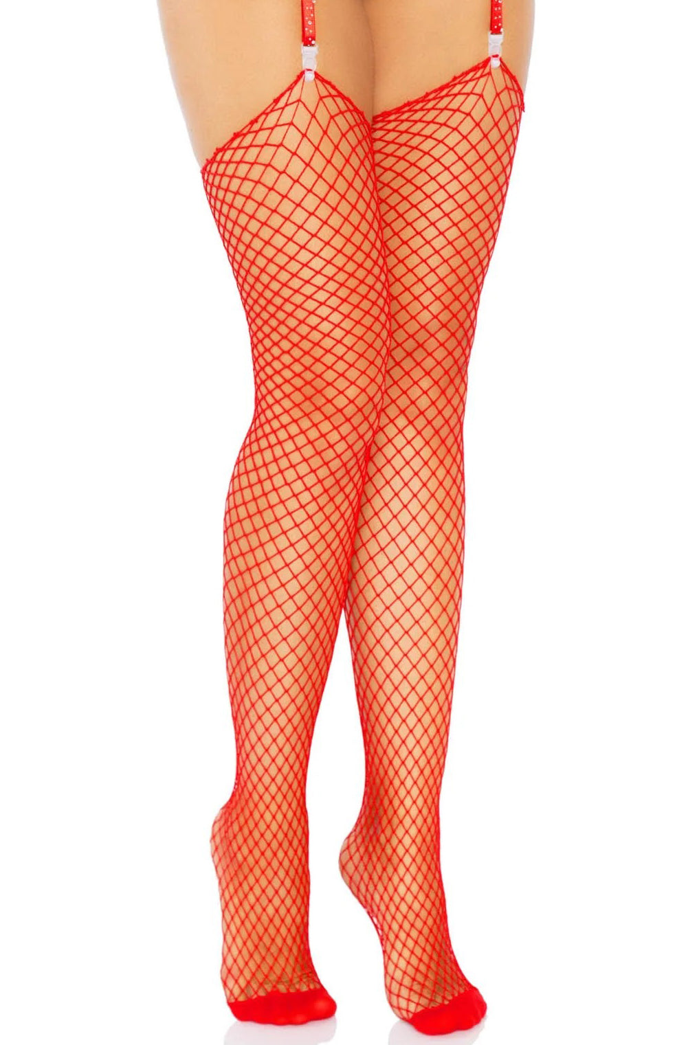 UK fast postage small hole diamond Red fishnet tights fishnets