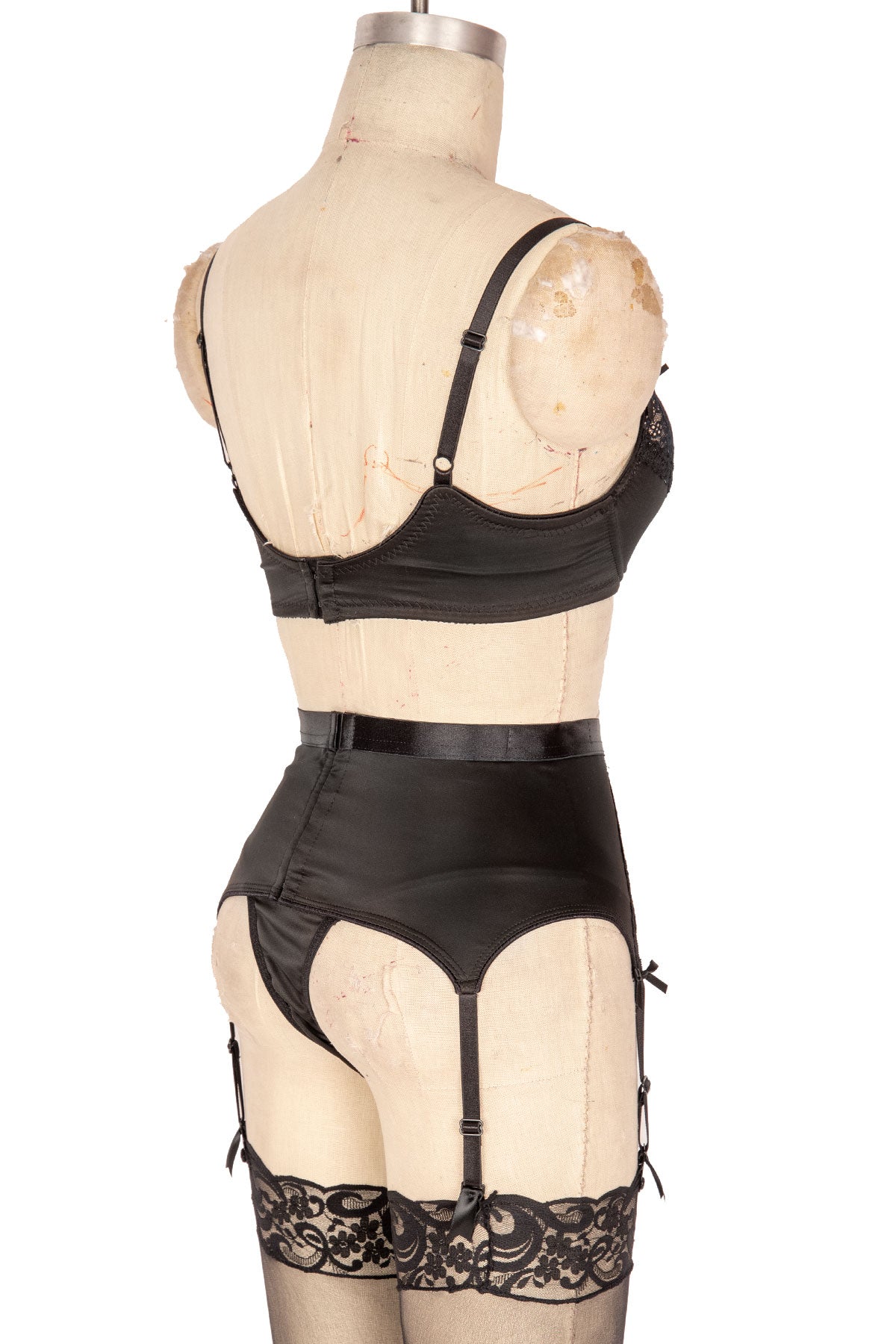 Grace Satin & Lace High-Waisted Garterbelt Trashy.com Grace Satin & Lace High-Waisted Garterbelt Trashy.com