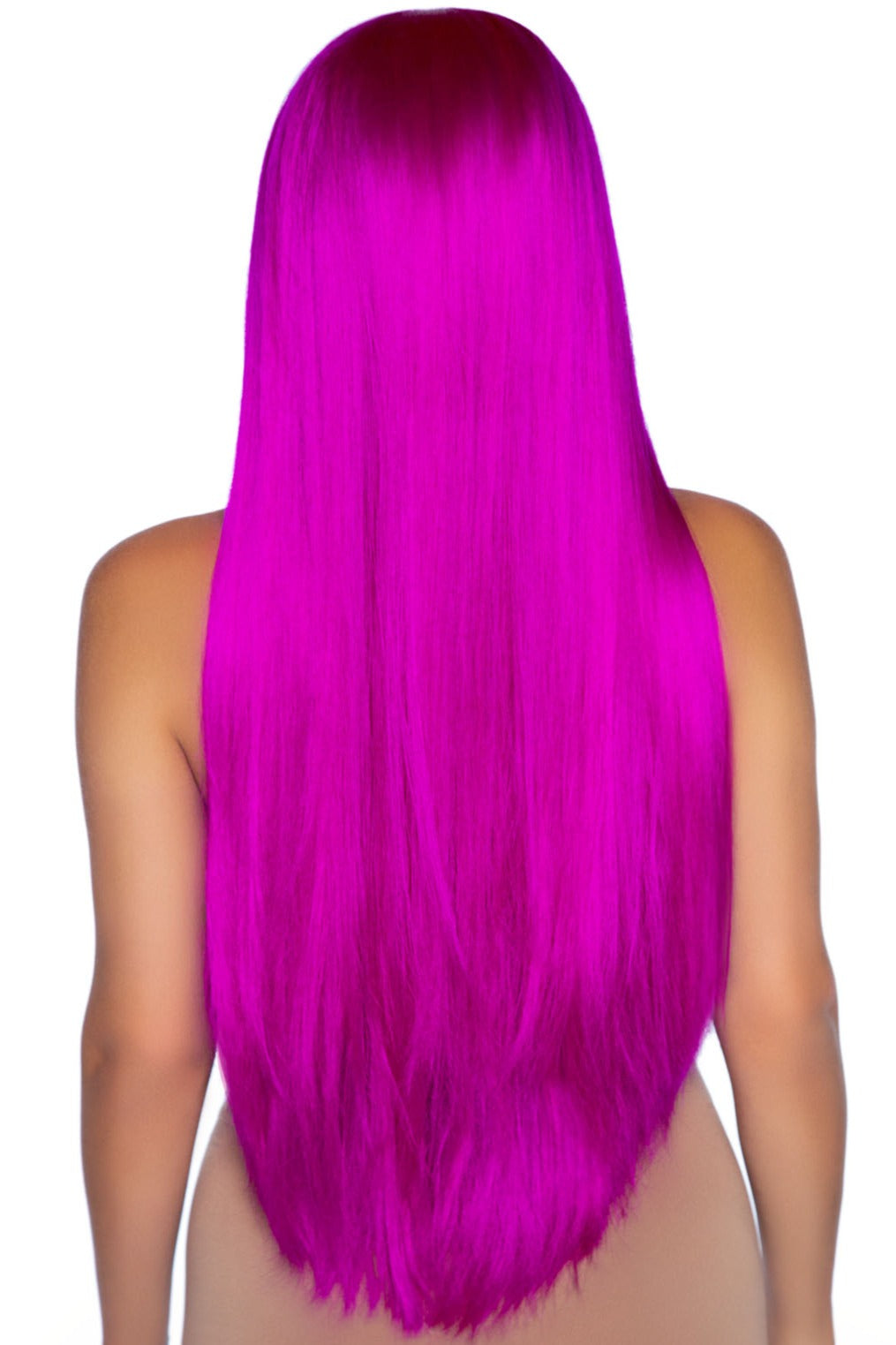 Long Straight Raspberry Wig