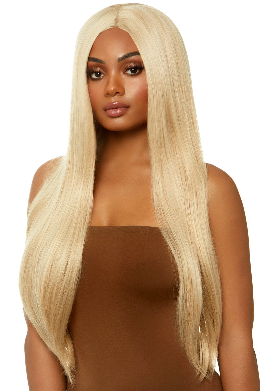 Long Straight Blond Wig