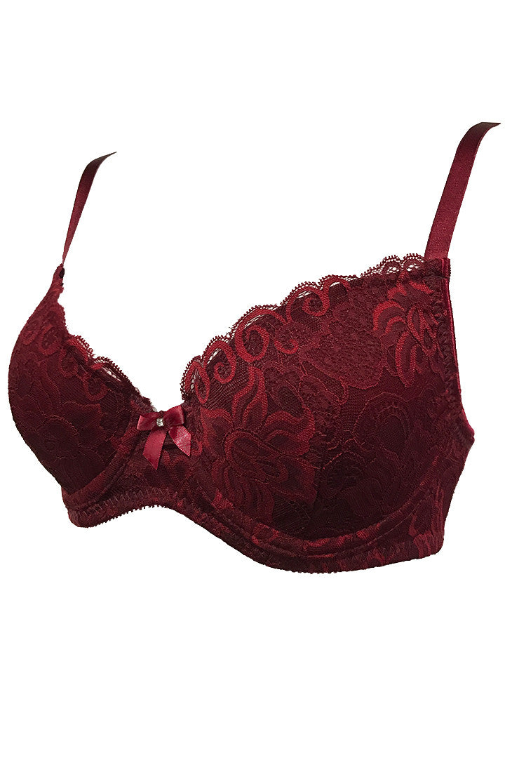 Scarlet Lace Molded Cup Bra