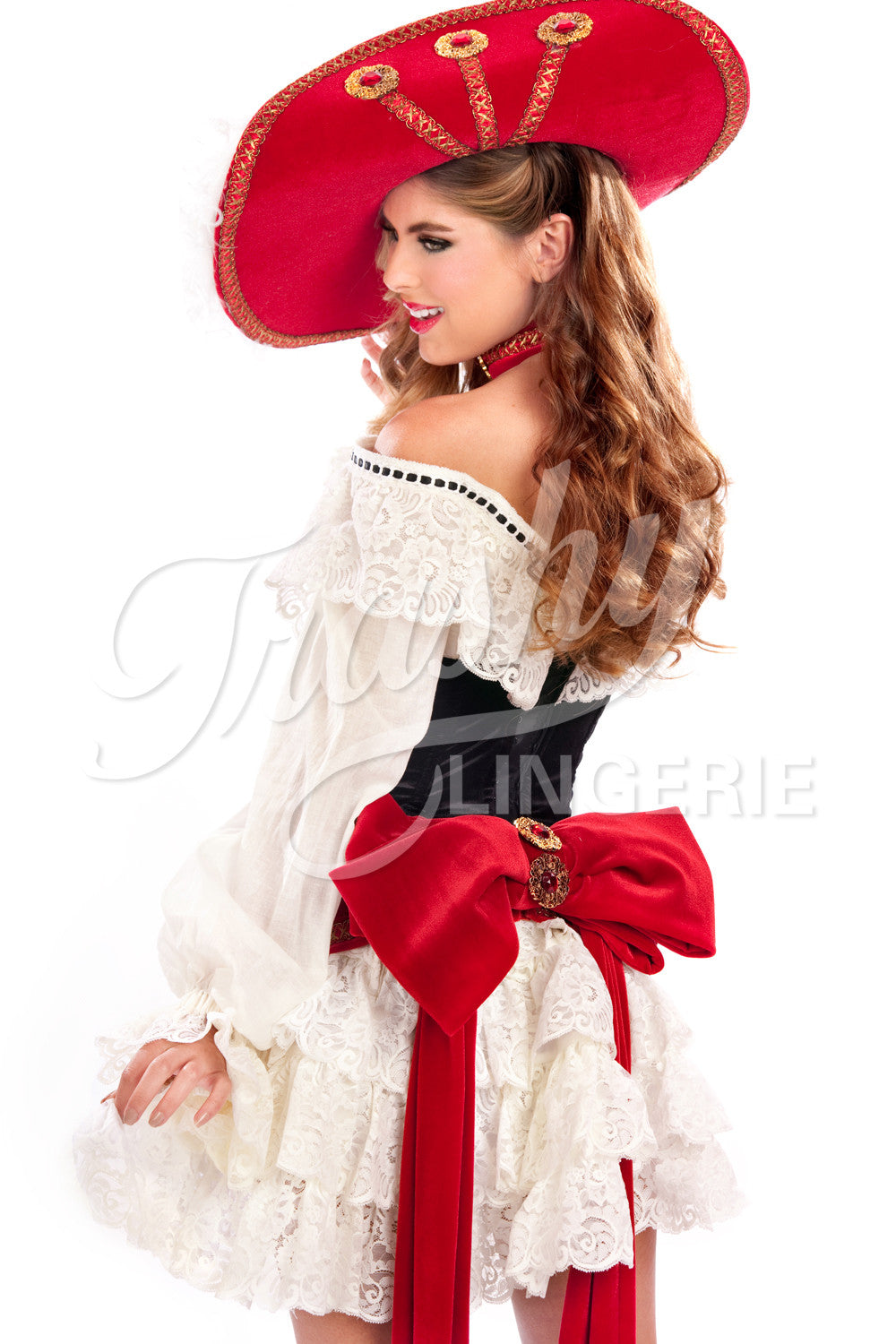 Brazil Pirate Corset with Sleeves