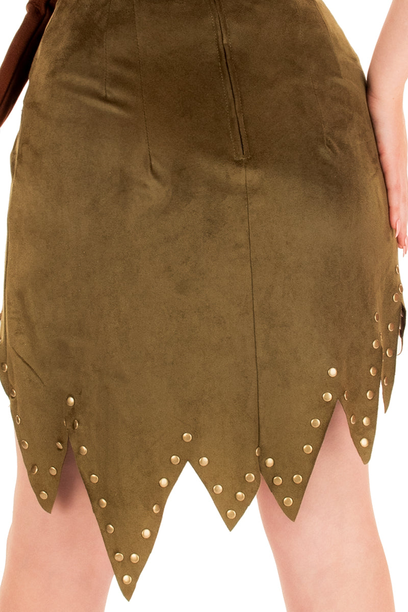 Pan Skirt with Rivets