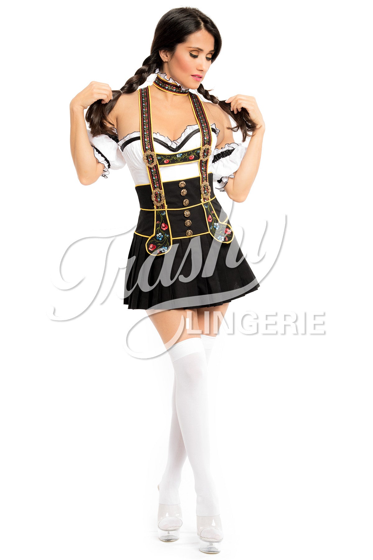 Lederhosen Set: Corset & Skirt