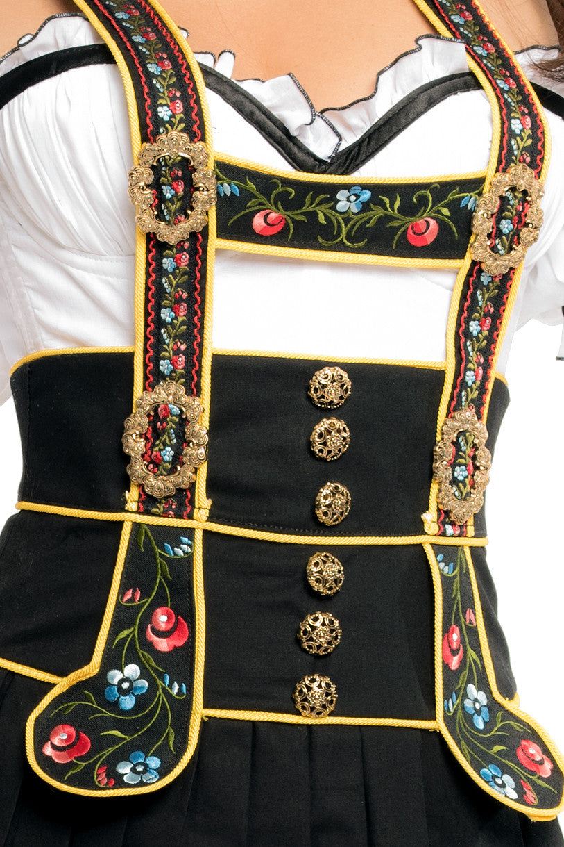 Lederhosen Set: Corset & Skirt