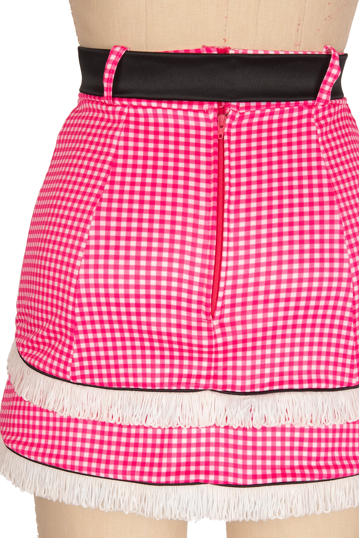 Gingham Rose Cowgirl Skirt