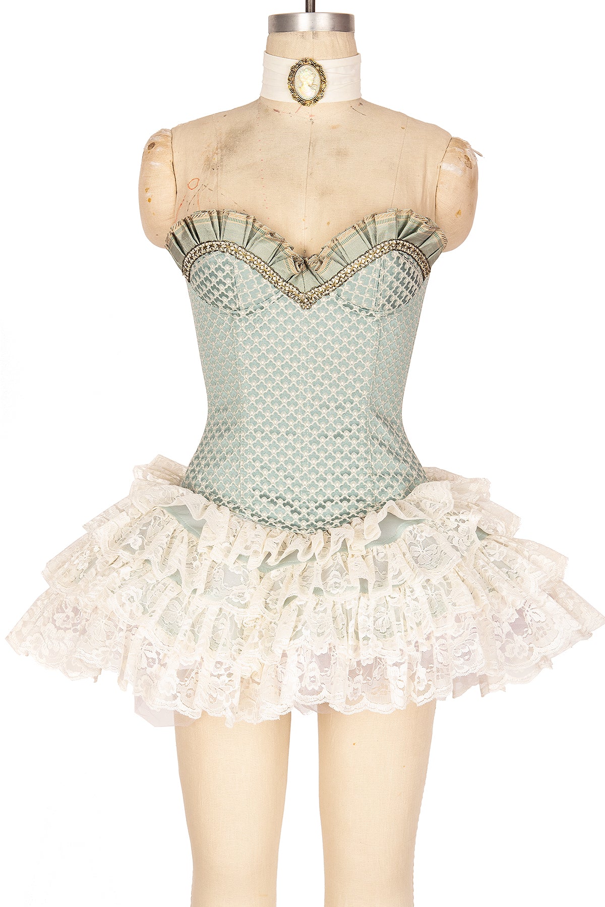 Marie Antoinette Reflective Corset Dress, Elvish Dress, Period Dress, High  Tech Dress 