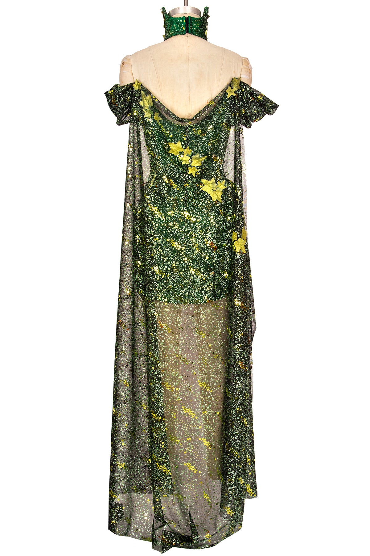 Poison Ivy Dress with Cape
