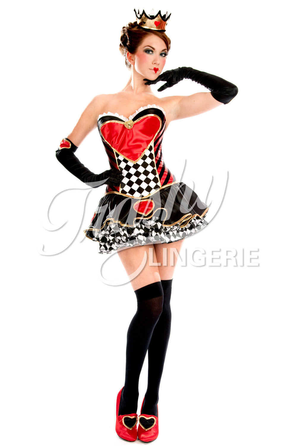 Queen of Hearts Mini Skirt