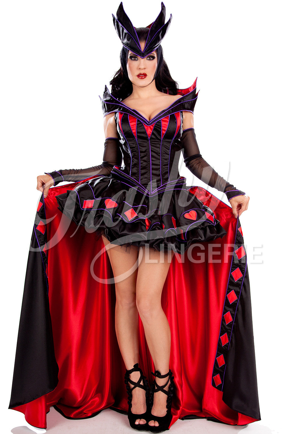 Wicked Queen Corset with Collar
