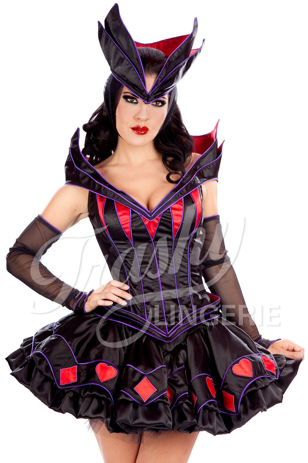 Wicked Queen Corset with Collar