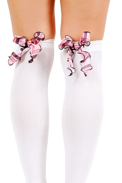 Harper Rainbow Thigh High Stockings – La Sensual Boutique Harper Rainbow Thigh High Stockings – La Sensual Boutique