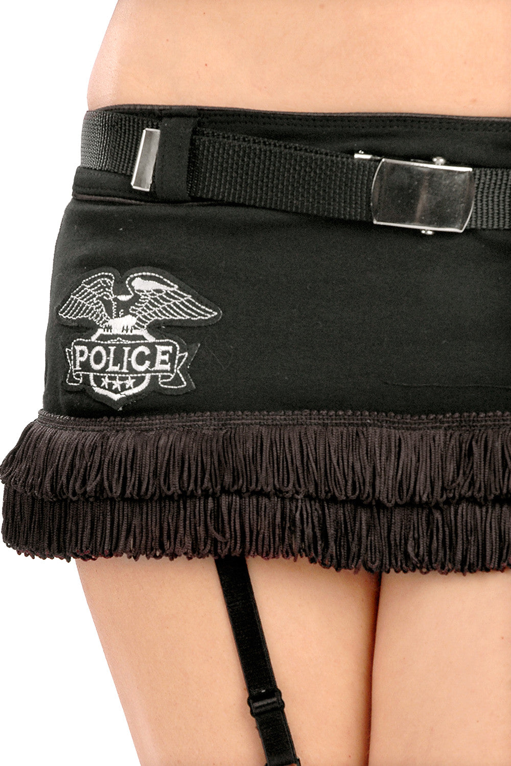 Burlesque Cop Skirt with Belt