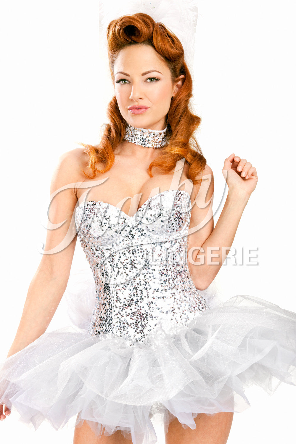 Sequined Showgirl Corset