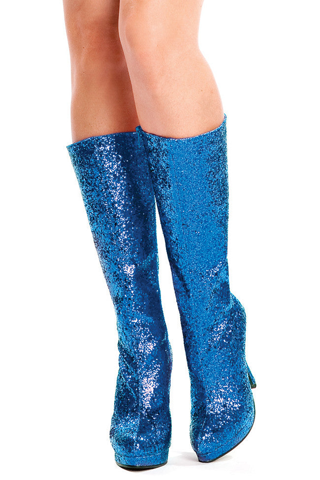 Zara blue shop boots