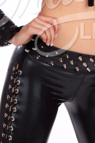 Faux Leather Trousers Men Rock | Rock Punk Style Leather Pants - Brand Men  Leather - Aliexpress