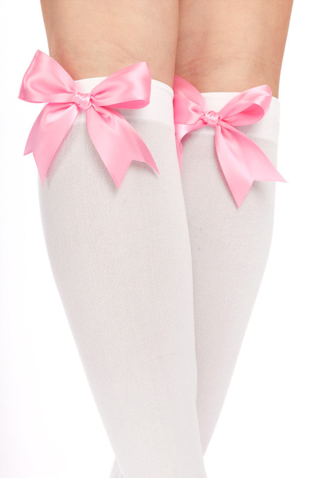 Goldilocks Knee Highs with Bows