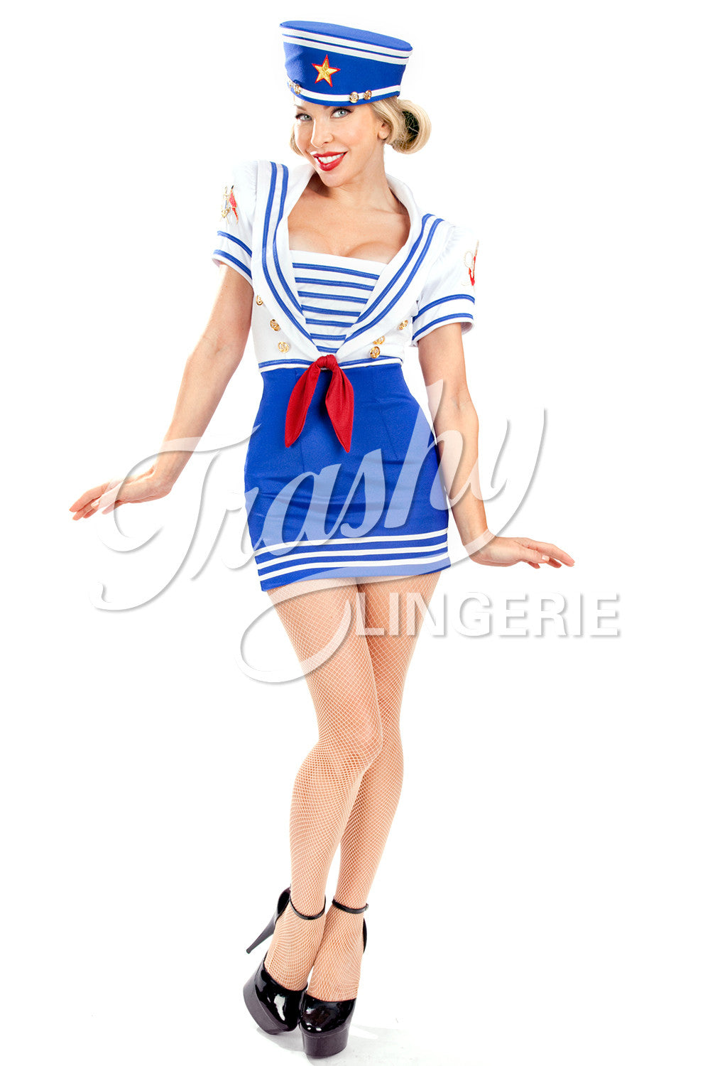 Pin-Up Sailor Cropped Jacket –