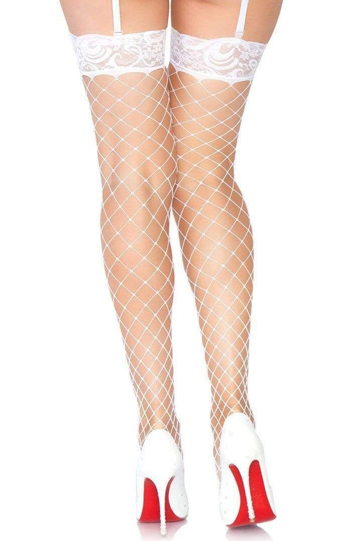 Lace Top Fence Net Stockings