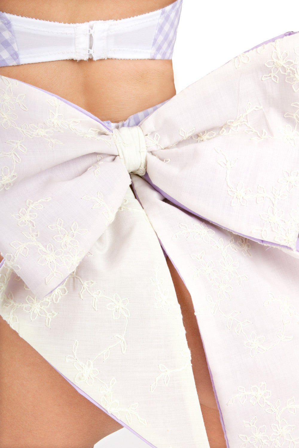 Half Round Front Apron with Bow